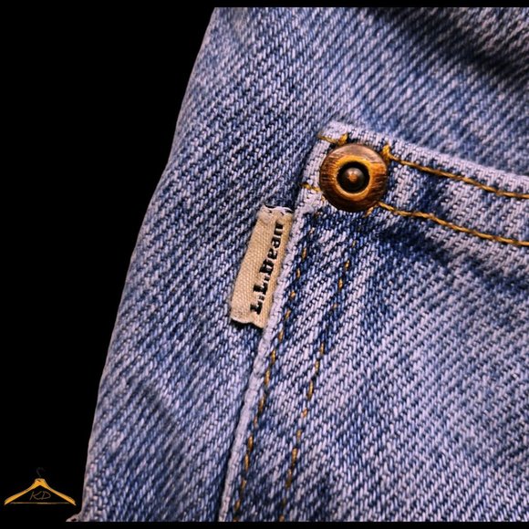 LL Bean Jeans - 44x29, Stonewashed, EUC - Picture 4 of 9